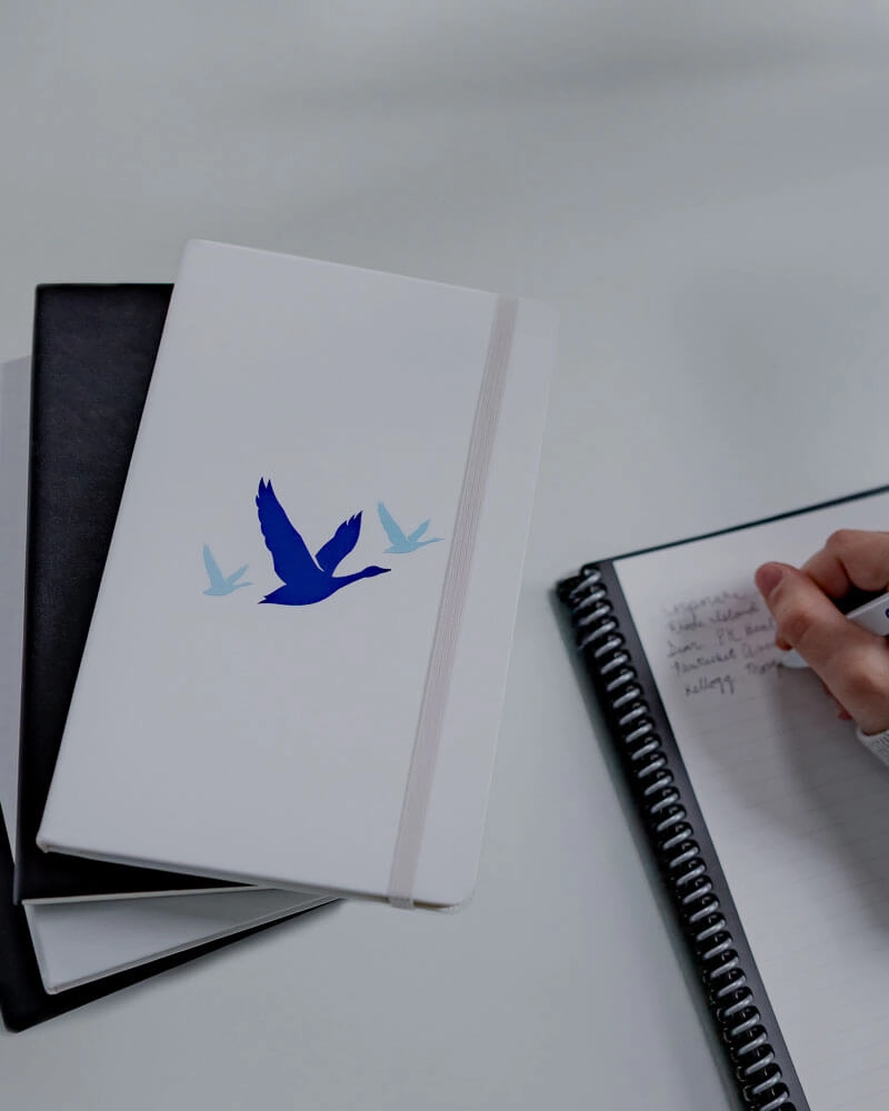 Take notes & stay organized with custom notebooks, journals & pens.
